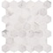 Ackland Venatino Elysia Hexagon 12 in. x 12 in. Honed Marble Mosaic Floor and Wall Tile, 10PK AKM-S-VEEL2X2HXH-CA - alternate 2